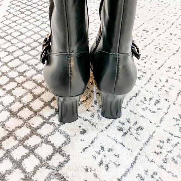 East Fifth Tall black square toe boots - Picture 6 of 9